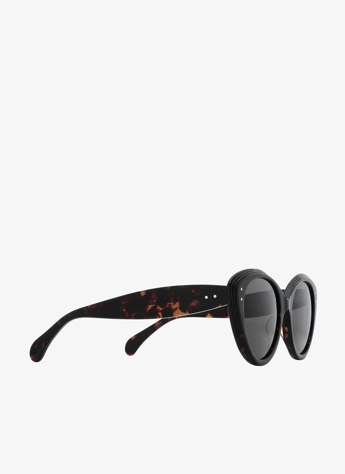 Burgundy Cat-Eye Sunglasses ALAÏA HAVANA-HAVANA-GRAY BURGUNDY CAT-EYE SUNGLASSES